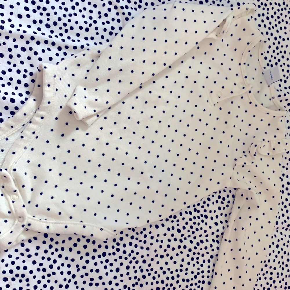 Polka dot onesie